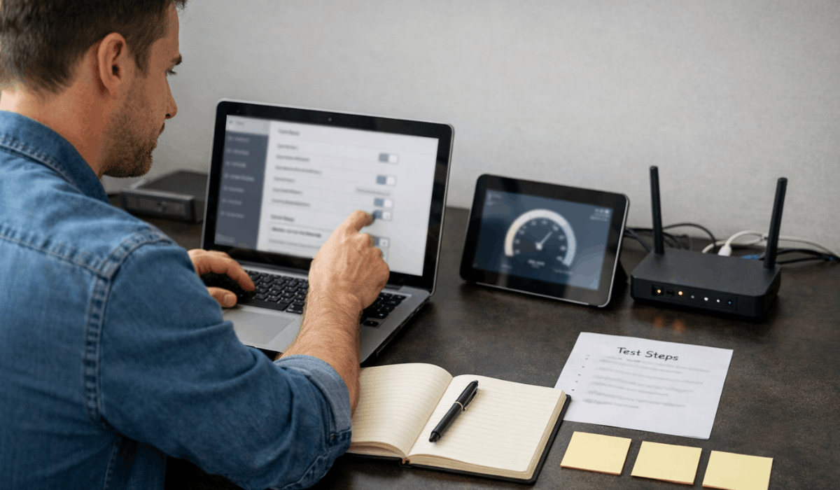 Real-Use Testing on Slow Connections